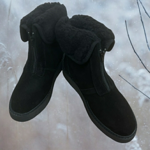 NEW Aussie Merino Leather Suede Water Resistant Boots sz 7 new in box - Picture 5 of 7